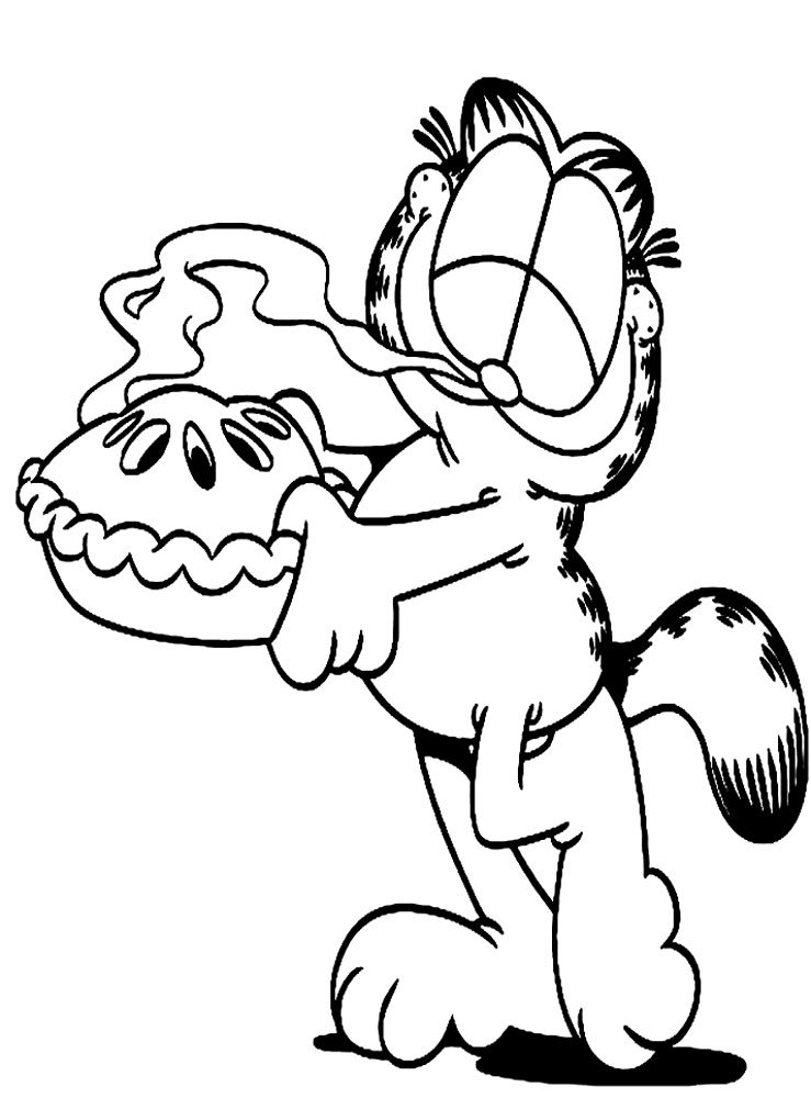 Garfield kolorowanki